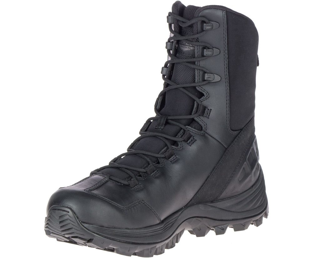 Kozaki Merrell Damskie Czarne - Rogue 8\" Waterproof Tactical - 705196-PYD